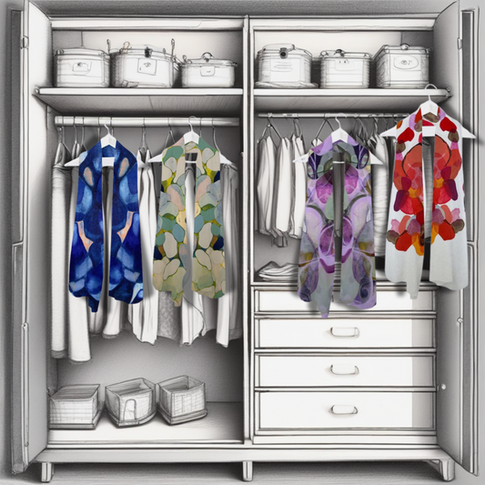 A beautiful and unique line of abstract artwear limited edition artwear chiffon scarves by B. Youngquist Art for the woman who has everything.