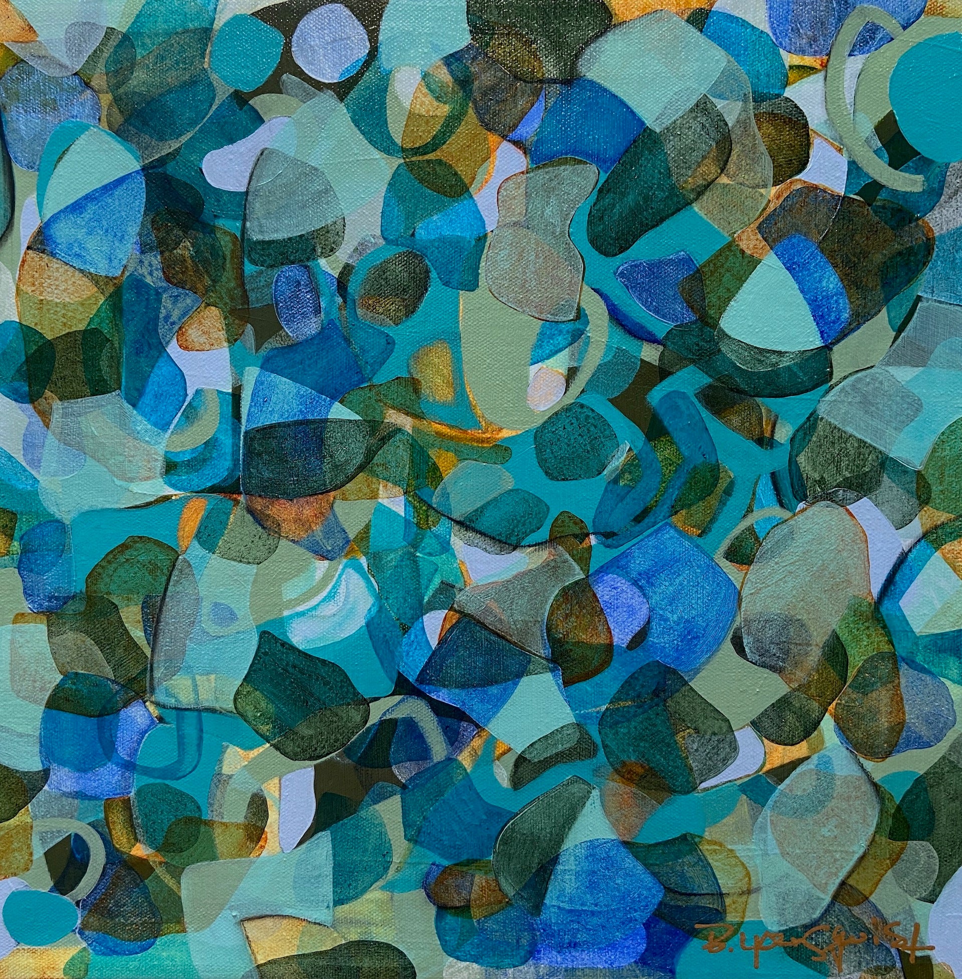 original-blue-green-abstract-painting
